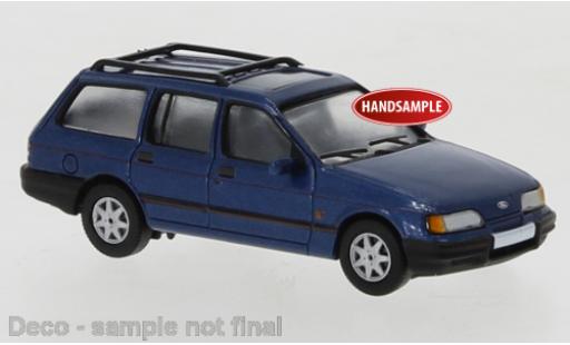 Ford Sierra 1/87 PCX87 Turnier metallise bleu foncé 1987 miniature