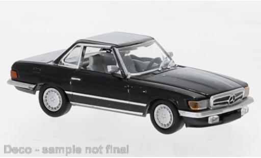 Miniature Mercedes Classe SL 1/87 PCX87 SL (R107) metallise noire 1985 Mercedes Classe SL 1/87 PCX87 SL (R107) metallise noire 1985 miniature