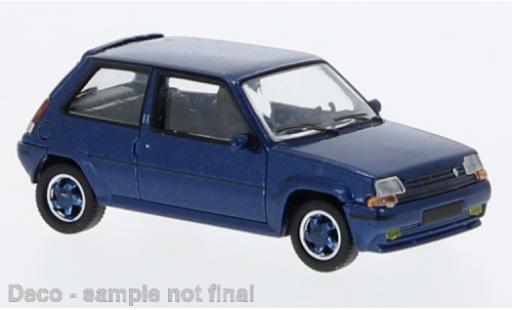 Renault 5 1/87 PCX87 GT Turbo Raider metallise bleu foncé 1987 miniature