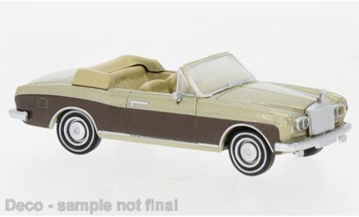 Miniature Rolls Royce Corniche 1/87 PCX87 metallise beige/metallise marron 1971 Rolls Royce Corniche 1/87 PCX87 metallise beige/metallise marron 1971 miniature