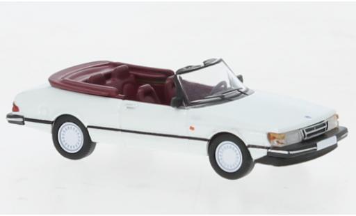Miniature Saab 900 1/87 PCX87 cabriolet metallise blanche 1986 Saab 900 1/87 PCX87 cabriolet metallise blanche 1986 miniature