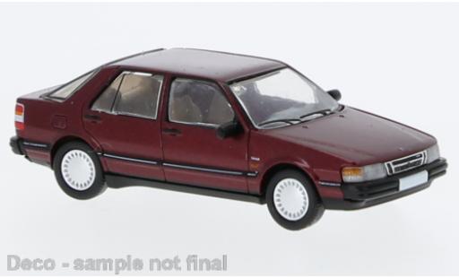 Miniature Saab 9000 1/87 PCX87 CC metallise rouge foncé 1985 Saab 9000 1/87 PCX87 CC metallise rouge foncé 1985 miniature