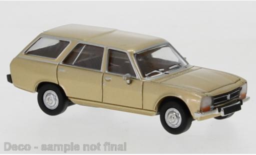 Miniature Peugeot 504 1/87 PCX87 Break gold 1978 Peugeot 504 1/87 PCX87 Break gold 1978 miniature