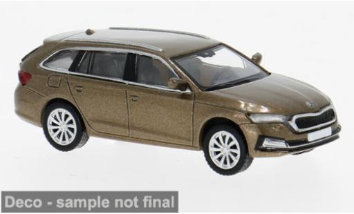 Miniature Skoda Octavia 1/87 PCX87 IV Combi marron 2019 1:87 Skoda Octavia 1/87 PCX87 IV Combi marron 2019 1:87 miniature