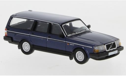 Miniature Volvo 240 1/87 PCX87 GL Kombi metallise bleue 1989 Volvo 240 1/87 PCX87 GL Kombi metallise bleue 1989 miniature