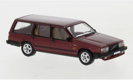 Miniature Volvo 740 1/87 PCX87 Kombi metallise rouge 1985 Volvo 740 1/87 PCX87 Kombi metallise rouge 1985 miniature