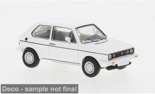 Volkswagen Golf 1/87 PCX87 I GTI blanche 1980 1:87 miniature