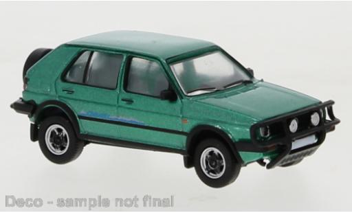 Volkswagen Golf 1/87 PCX87 II Country metallise verte 1990 miniature