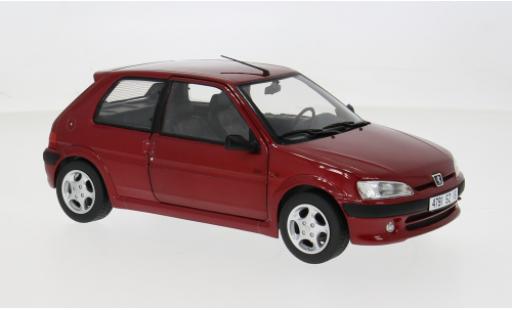 Peugeot 106 1/18 Norev S16 rouge 1998 1:18 miniature