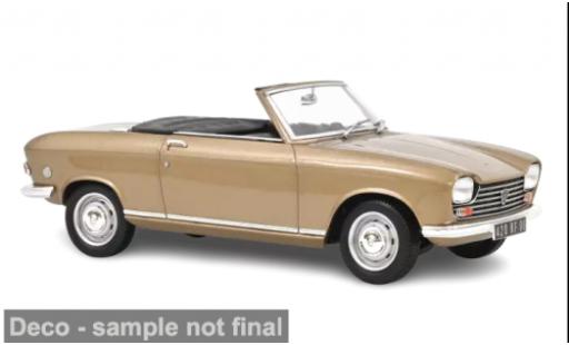 Peugeot 204 1/18 Norev Cabriolet beige 1967 1:18 miniature