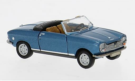 Miniature Peugeot 204 1/87 Brekina Cabriolet bleue 1967 1:87