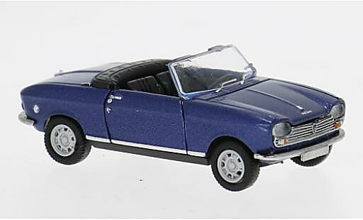 Peugeot 204 1/87 Brekina Cabriolet bleue 1967 1:87 miniature