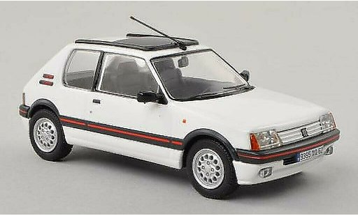 Peugeot 205 GTI 1/43 Vanguards 1.6 blanche LHD miniature