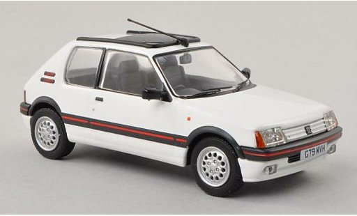 Peugeot 205 GTI 1/43 Vanguards 1.6 blanche RHD miniature