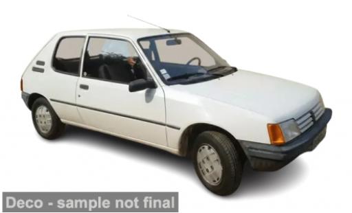 Peugeot 205 1/87 Norev XR blanche 1985 1:87 miniature