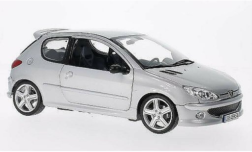 Peugeot 206 RC 1/18 Norev grise 2003 miniature