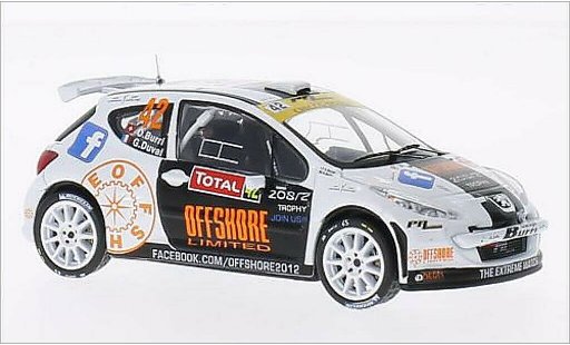 Peugeot 207 S2000 1/43 IXO Rallye Monte-Carlo 2013 /G.Duval miniature