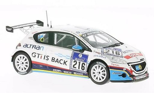 Peugeot 208 GTI 1/43 Spark No.216 24h Nurburgring 2013 /G.Ricci miniature