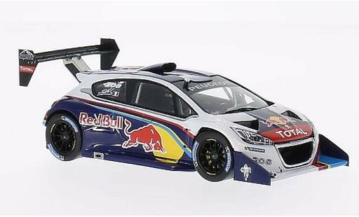 Peugeot 208 T16 1/43 Spark No. Red Bull Pikes Peak 2013 miniature