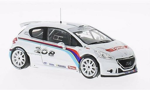 Peugeot 208 T16 1/43 IXO R5 Test Car 2013 miniature