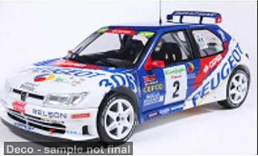 Peugeot 306 1/18 Solido Maxi Rally Islas Canaris 1998 #2 G.Panizzi/H.Panizzi 1:18 miniature