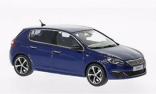 Peugeot 308 GT 1/43 Norev sport bleu 2014 miniature