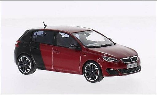 Peugeot 308 GTI 1/43 Norev metallise rouge/noire 2015 miniature