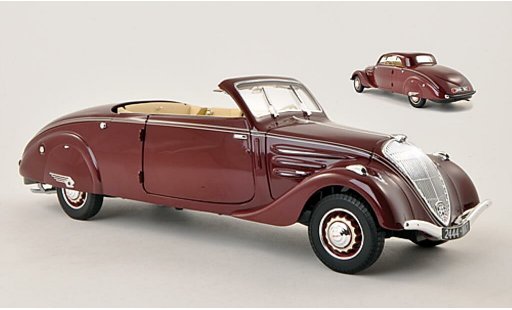 Peugeot 402 Eclipse 1/18 Norev rouge 1937 miniature