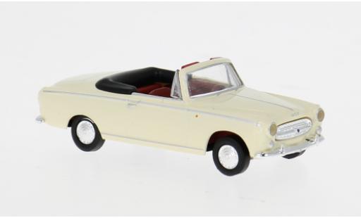 Peugeot 403 1/87 Brekina Cabriolet blanche 1956 1:87 miniature