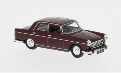 Peugeot 404 1/87 Norev rose 1968 1:87 miniature