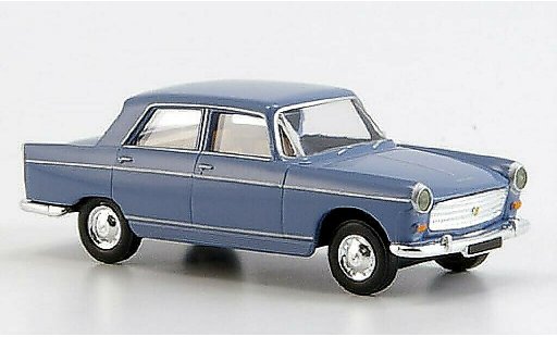 Peugeot 404 Berline 1/87 Brekina bleu miniature