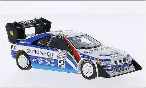Peugeot 405 Turbo 16 1/43 Spark No.2 Pioneer International Hill Climb Pikes Peak 1989 miniature