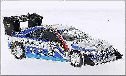 Peugeot 405 Turbo 16 1/43 Spark No.3 Pioneer International Hill Climb Pikes Peak 1988 miniature