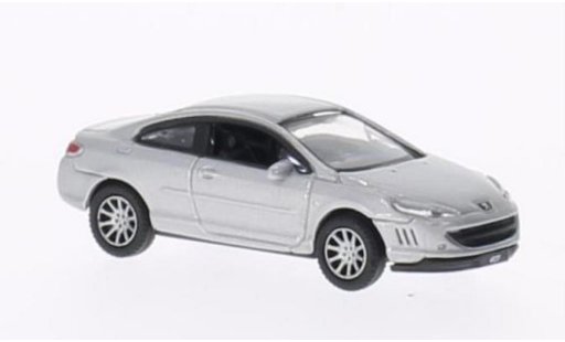 Peugeot 407 coupe 1/87 Welly grise miniature