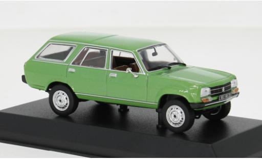 Peugeot 504 1/43 Norev Break verte 1980 1:43 miniature