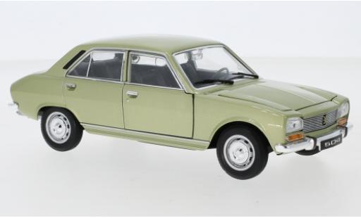 Peugeot 504 1/24 Welly verte 1:24 miniature