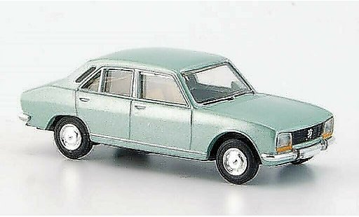 Peugeot 504 Berline 1/87 Brekina verte miniature