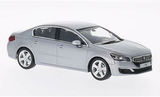 Peugeot 508 Berline 1/43 Norev grise 2014 miniature