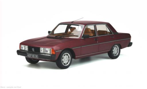 Peugeot 604 1/18 Ottomobile rouge 1983 1:18 miniature