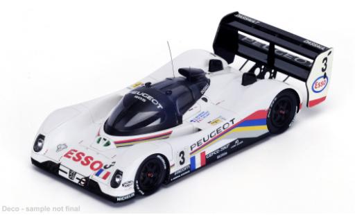 Peugeot 905 1/43 Spark Evo 1B 24h Le Mans 1993 Talbot Sport #3 E.Helary/C.Bouchut 1:43 miniature