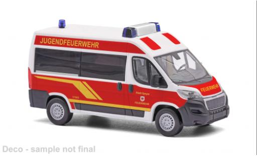 Peugeot Boxer 1/87 Busch Kasten 2014 Feuerwehr Speyer 1:87 miniature