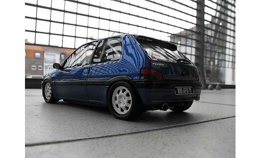 Peugeot 106 XSI 1/18 Ottomobile phase 1 bleue jantes 205 gti 1993 miniature