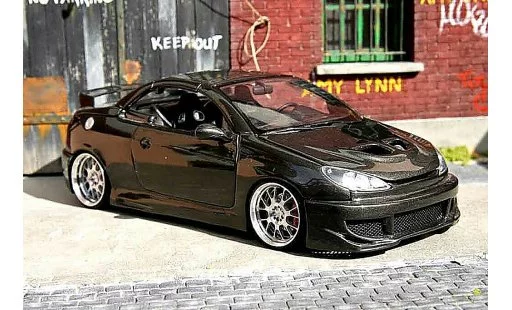 Peugeot 206 CC 1/18 Solido carbon covered miniature