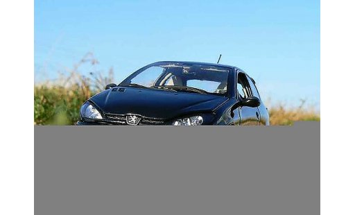 Peugeot 206 RC 1/18 Norev noire preparation esquiss auto tuning miniature