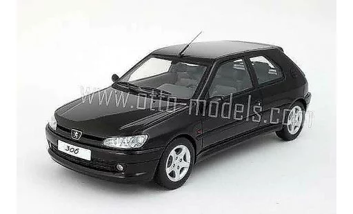 Peugeot 306 S16 1/18 Ottomobile noire 1998 miniature