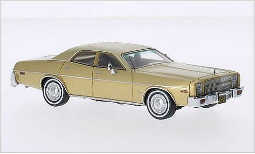 Plymouth Fury Base 1/43 Neo 4-Door Sedan gold 1977 miniature