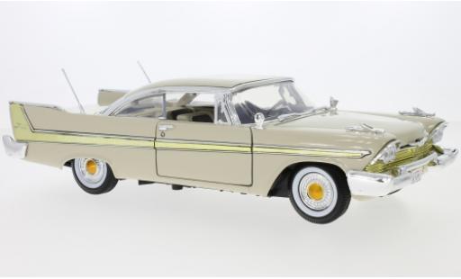 Plymouth Fury 1/18 Motormax beige 1:18 miniature