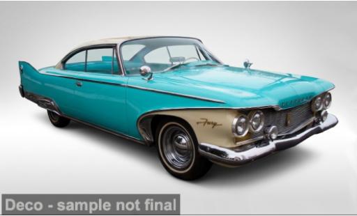 Plymouth Fury 1/18 Sun Star turquoise/blanche 1960 1:18 miniature