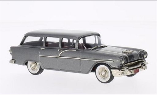 Pontiac Chieftain Station Wagon 1/43 Brooklin 860 metallise grise 1956 miniature
