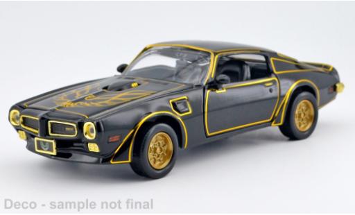 Pontiac Firebird 1/24 Motormax noire/gold 1973 1:24 miniature